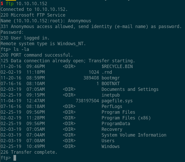 Netmon nmap